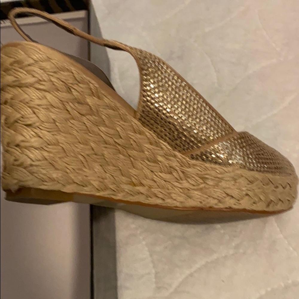 Moda gold sequin wedge - Picture 2 of 4